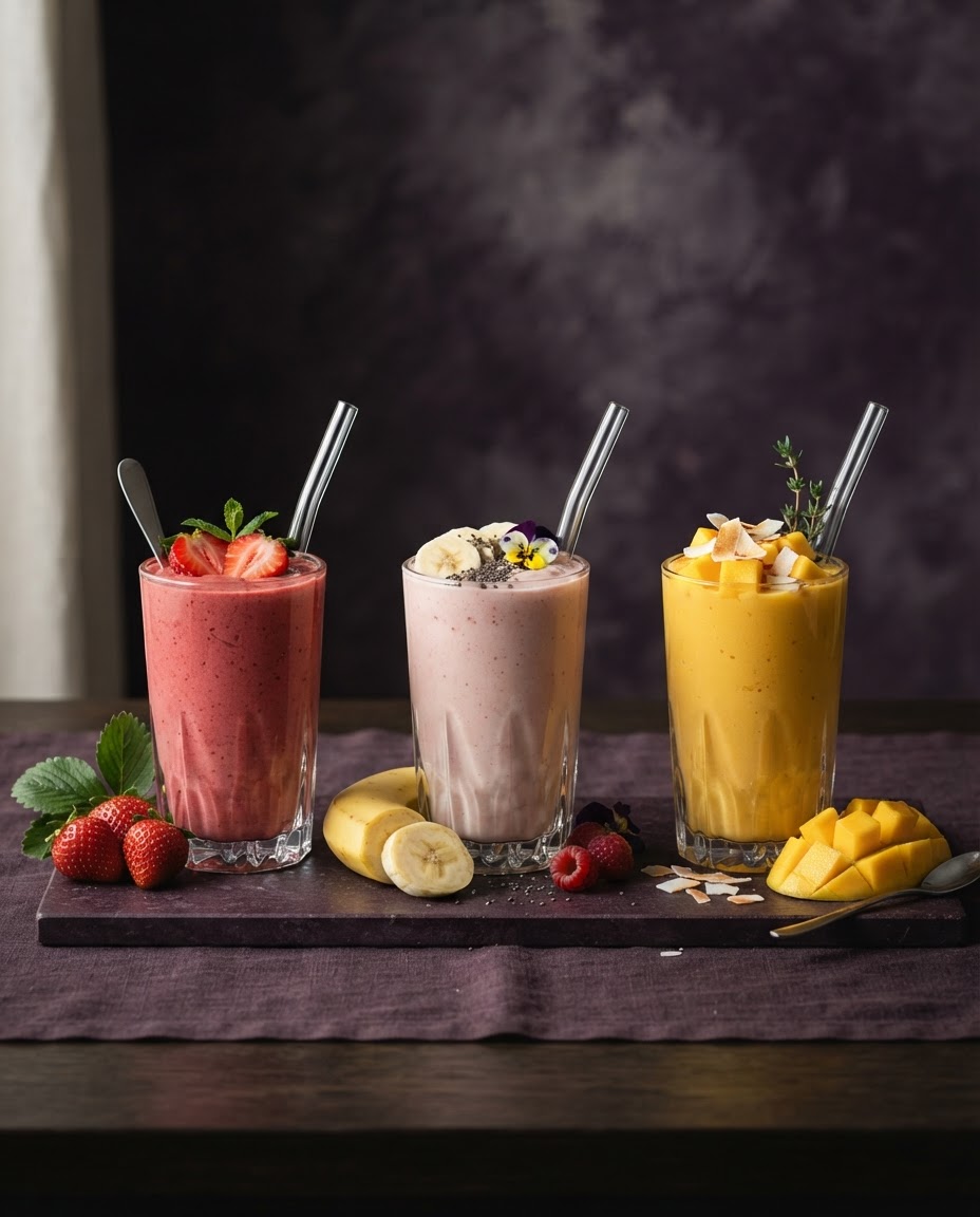 Aya Delights AYA Smoothies selection
