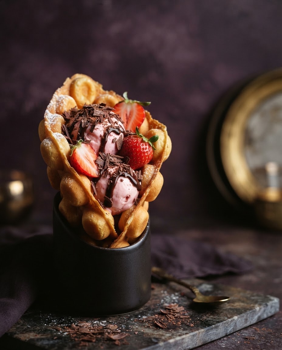 Aya Delights Bubble Waffles selection