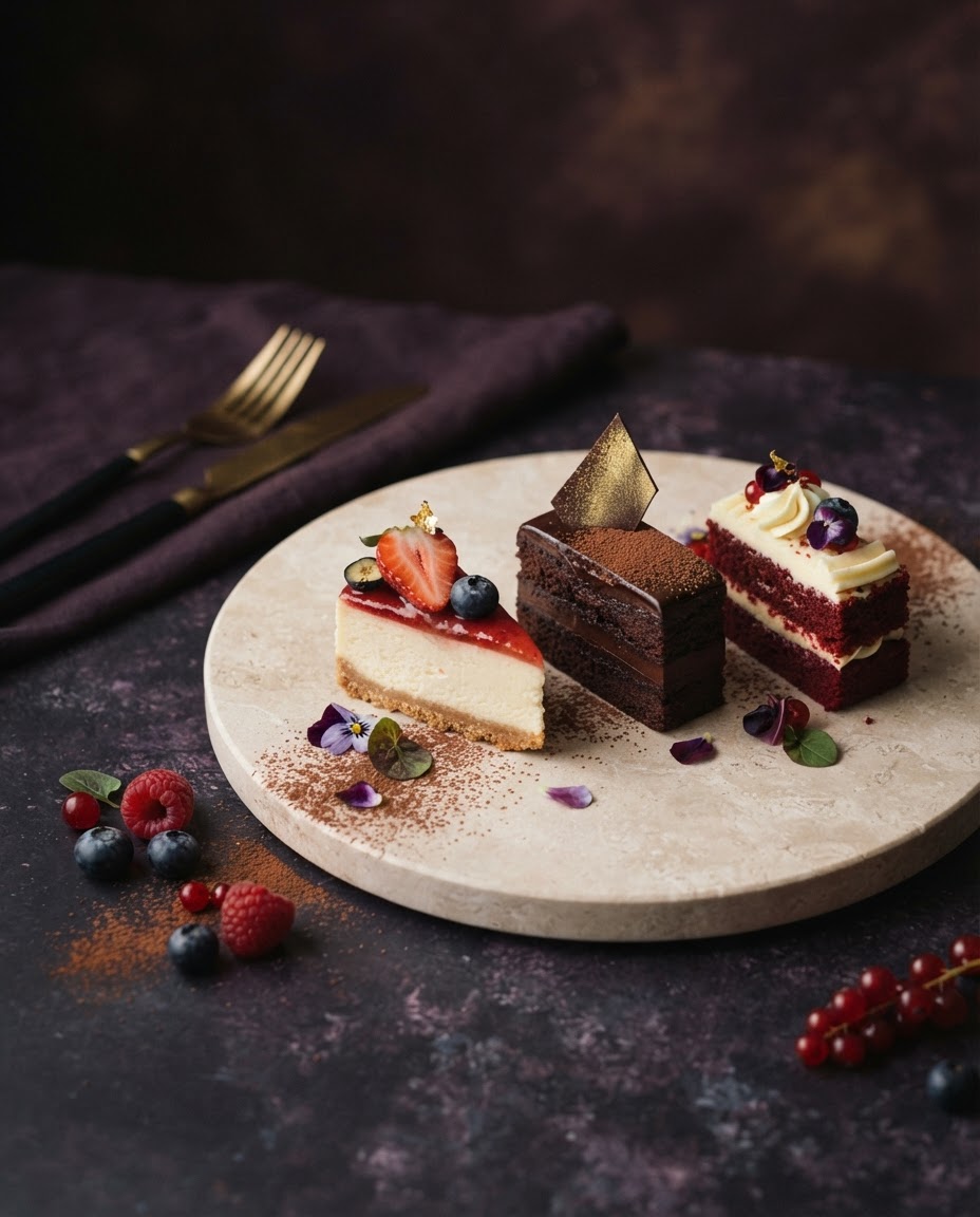 Aya Delights Cakes & Cheesecakes selection