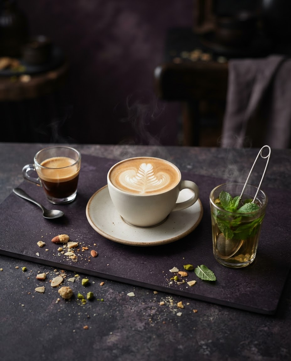 Aya Delights Hot Drinks selection